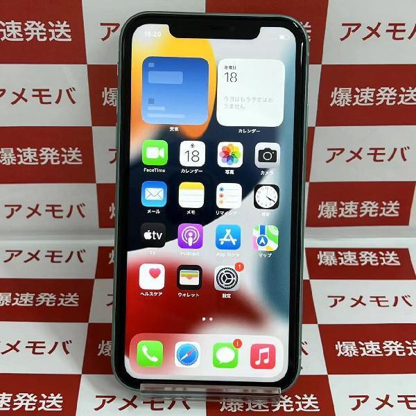 iPhone11 Apple版SIMフリー 64GB MHDG3J/A A2221 美品-正面