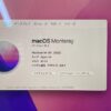 MacBook Air M1 2020 13インチ 16GBメモリ 1TB SSD Z125000K2 A2337 カスタマイズモデル ほぼ新品-上部